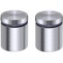 25x30 mm zilver 2 stuks ophangsysteem afstandhouders