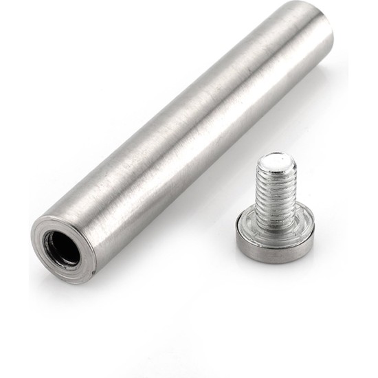 16x80 mm zilver 2 stuks ophangsysteem afstandhouders