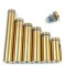 2 stuks 12x50 mm goud kleur ophangsysteem afstandhouders
