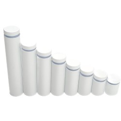2 stuks 12x50 mm wit kleur ophangsysteem afstandhouders