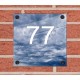 Huisnummer kopen vierkant plexiglas naambordje, huisnummerbordjes, model 1131