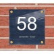 Huisnummerbordje plexiglas, naambordje huis, huisnummerbord, model 1145