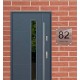 Huisnummer bordje plexiglas, naambordje, huisnummerbordjes, model 1146
