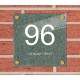 Huisnummer kopen plexiglas, naambordje huis, huisnummerbord, model 1156
