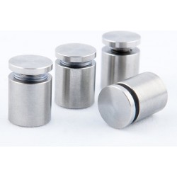 4 stuks 12x20 mm zilver ophangsysteem afstandhouders