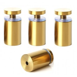 4 stuks 12x20mm goud kleur ophangsysteem afstandhouders