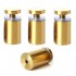 4 stuks 12x20mm goud kleur ophangsysteem afstandhouders