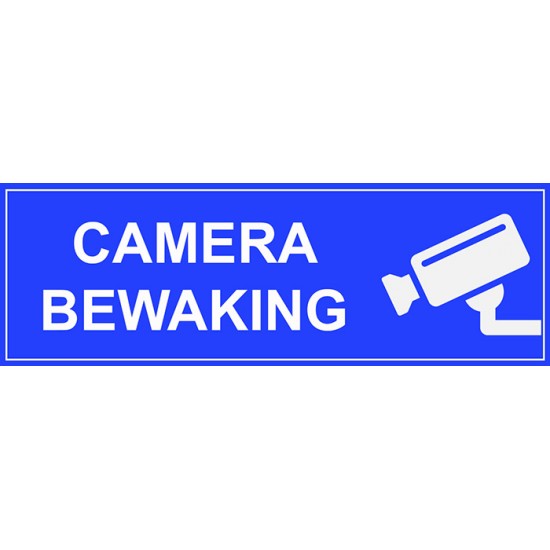 Camerabewaking deurbordje (Zelfklevend)