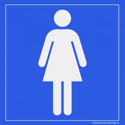 Dames pictogrammen bord
