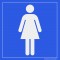 Dames pictogrammen bord