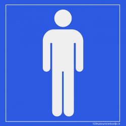 Heren pictogrammen bord