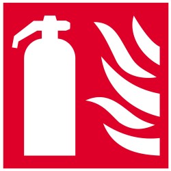 Pictogram brandblusser bordje