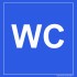 WC bord, toilet pictogram bord
