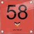 Angry Birds achtergrond huisnummer bord met naam, foto ontwerpen 