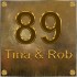 Plexiglas huisnummerbordje met goud letters model goud1012
